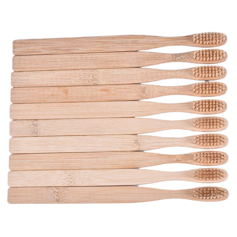 Bamboo Toothbrush Set